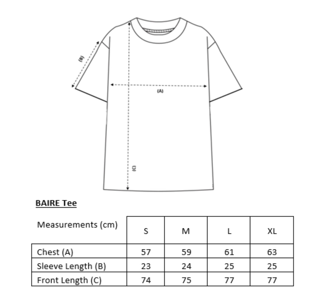 Blank Baire Tee (Natural Cotton)