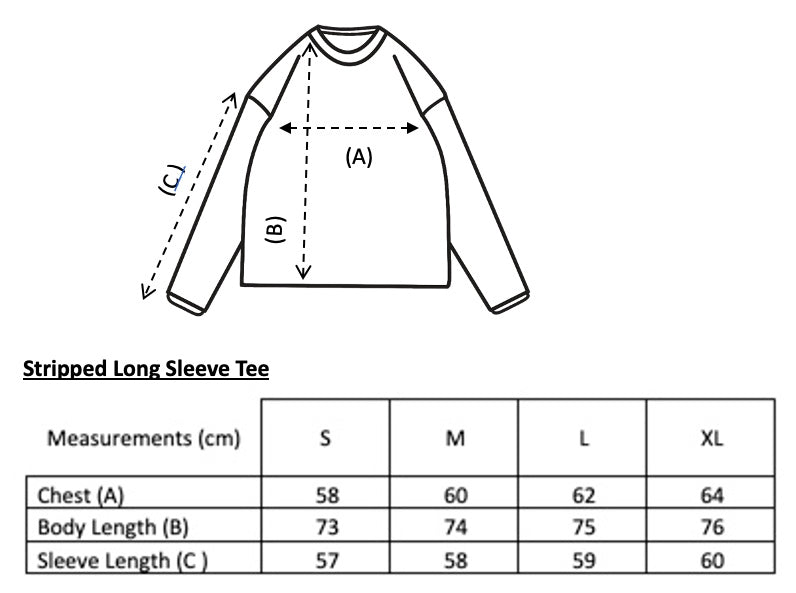 Stripped Long Sleeve Tee