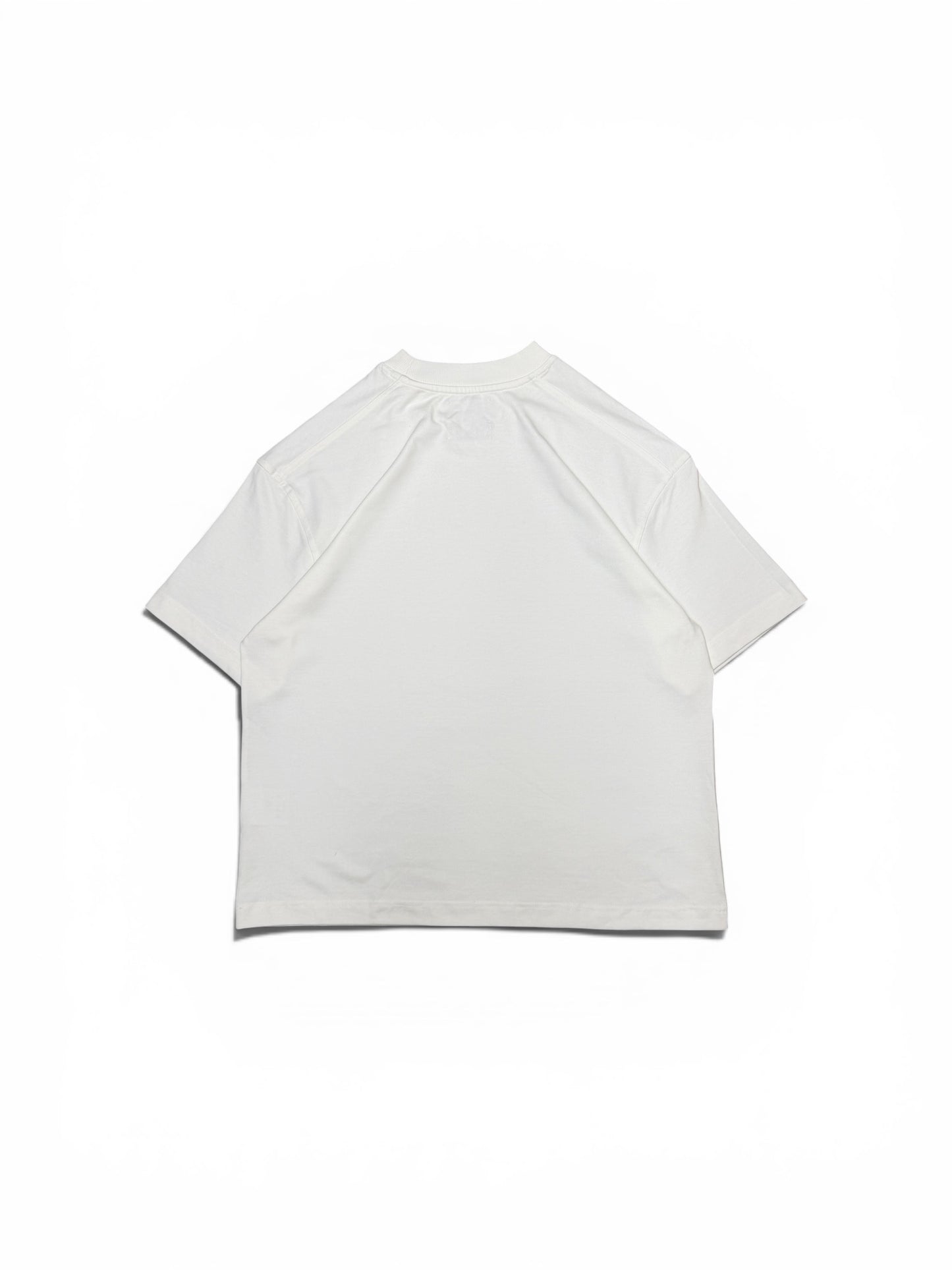 Brushstroke Short Sleeve Tee (White)