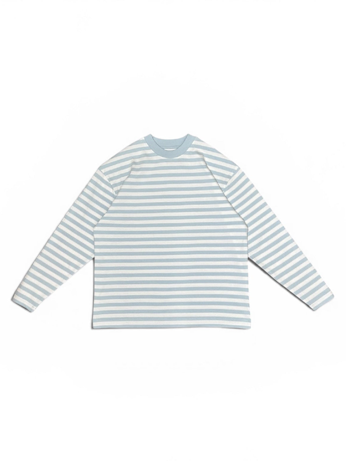 Striped Long Sleeve Tee (Blue & White)