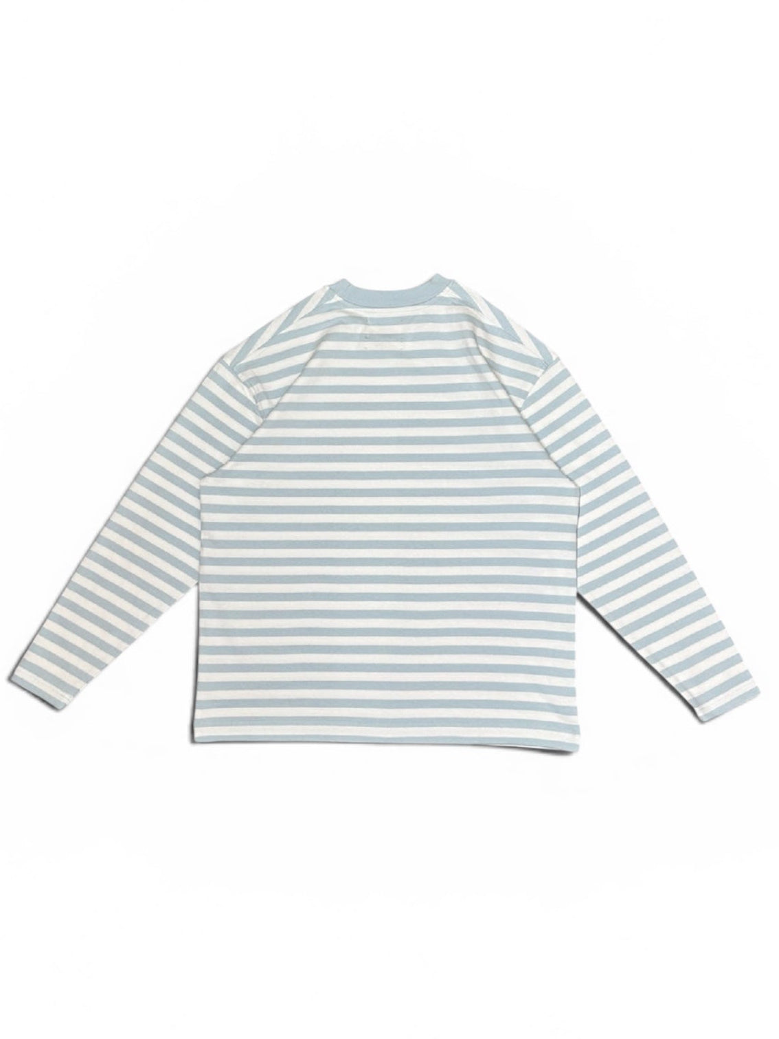 Striped Long Sleeve Tee (Blue & White)