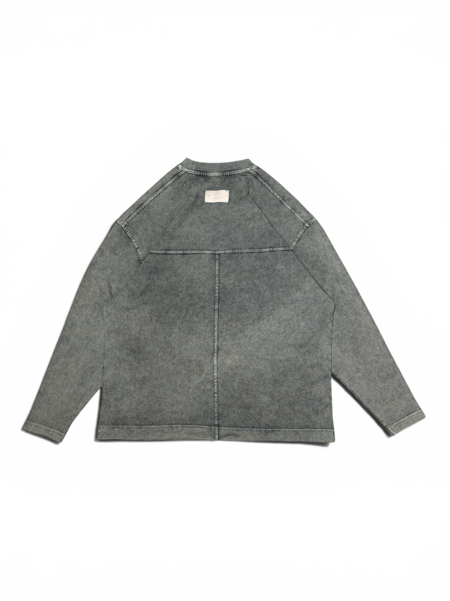 Blank Long Sleeve Tee (Charcoal)