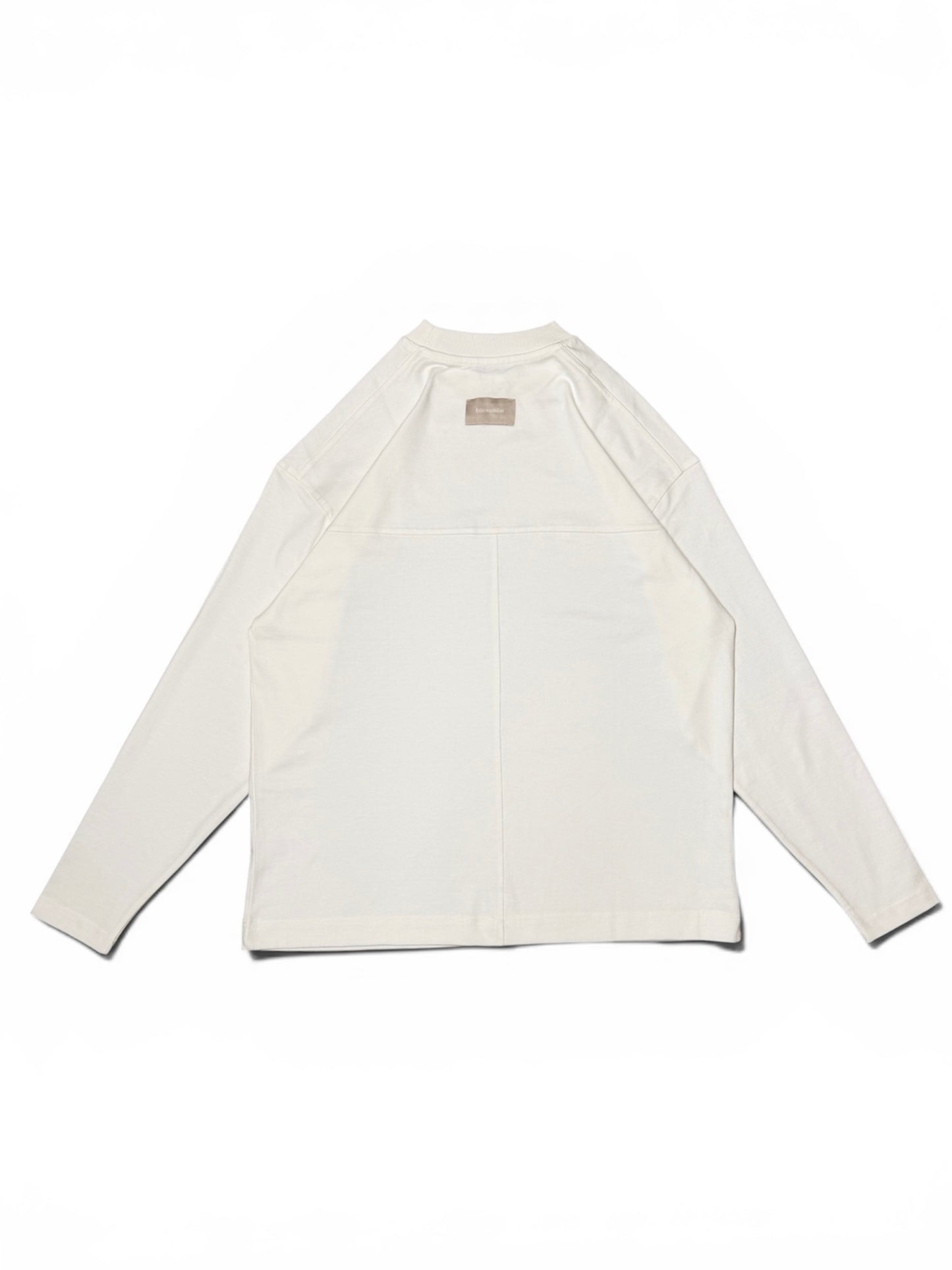 Blank Long Sleeve Tee (White)