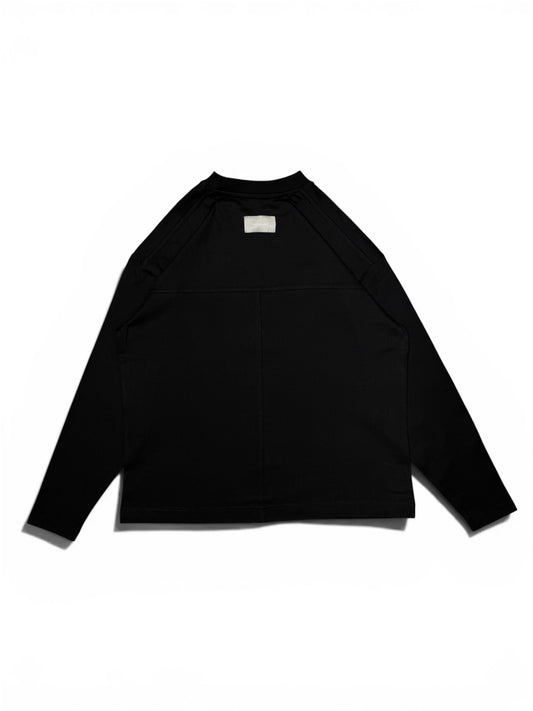Blank Long Sleeve Tee (Black)